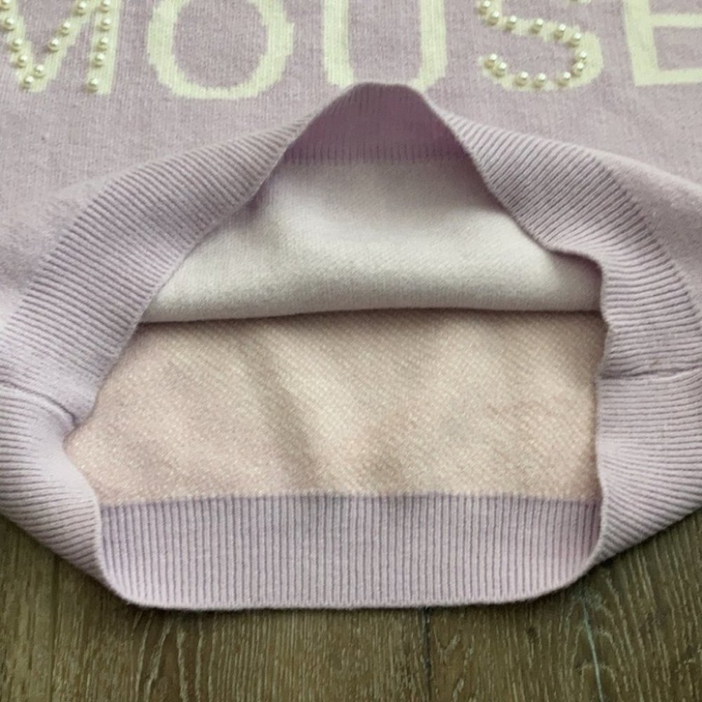 Rare Pastel Purple Knit Oversized Cat Sweater - Picture 7 of 9